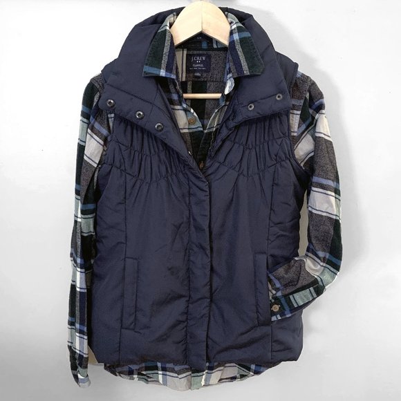 IZOD Navy Blue Packable Puffer Vest - Picture 1 of 8